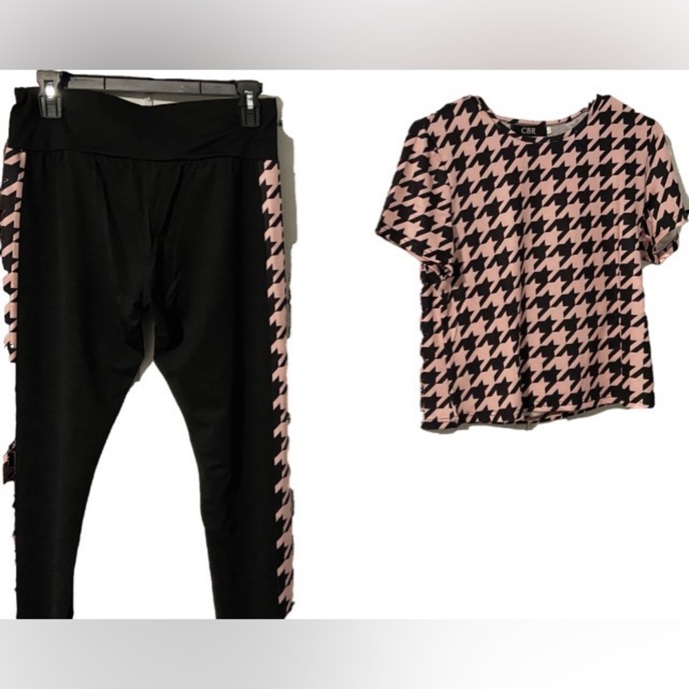 Houndstooth two piece set